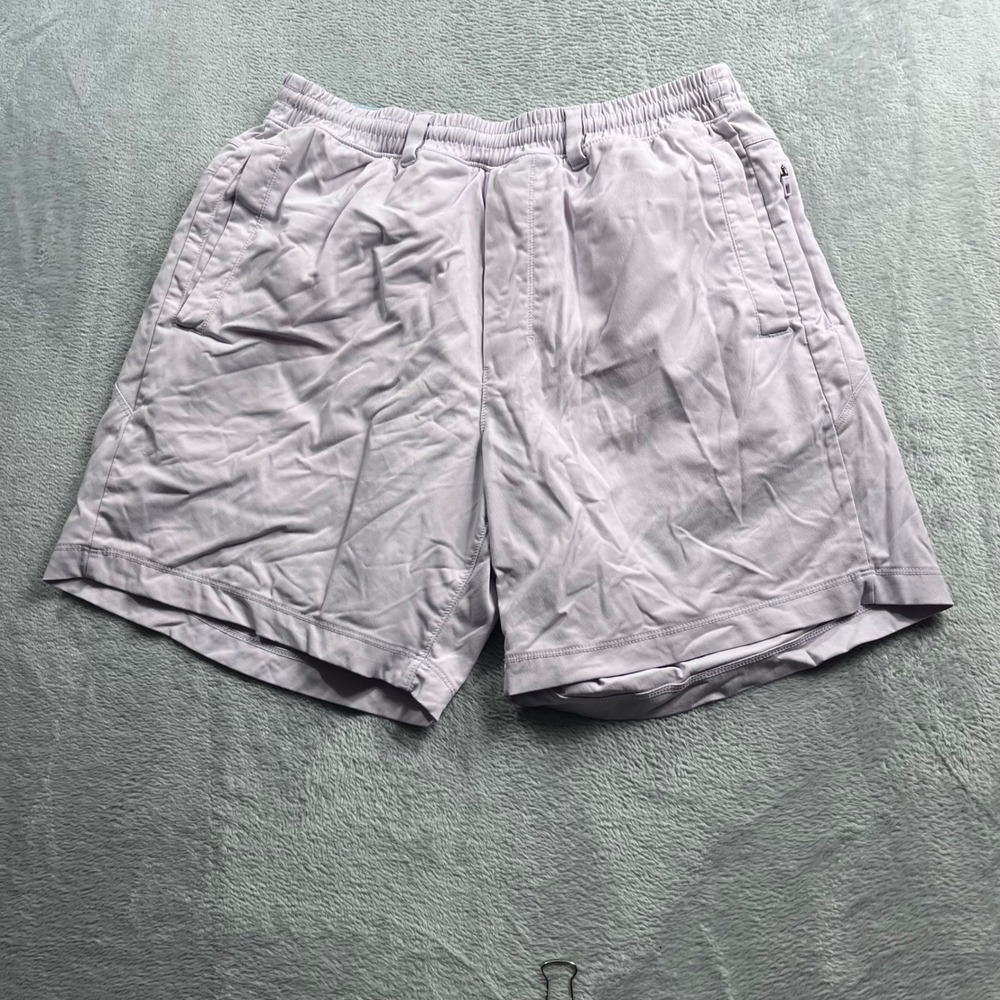 Birddogs Men XL Regular Gym Shorts Lavender Purple Lined Athletic Training 6in